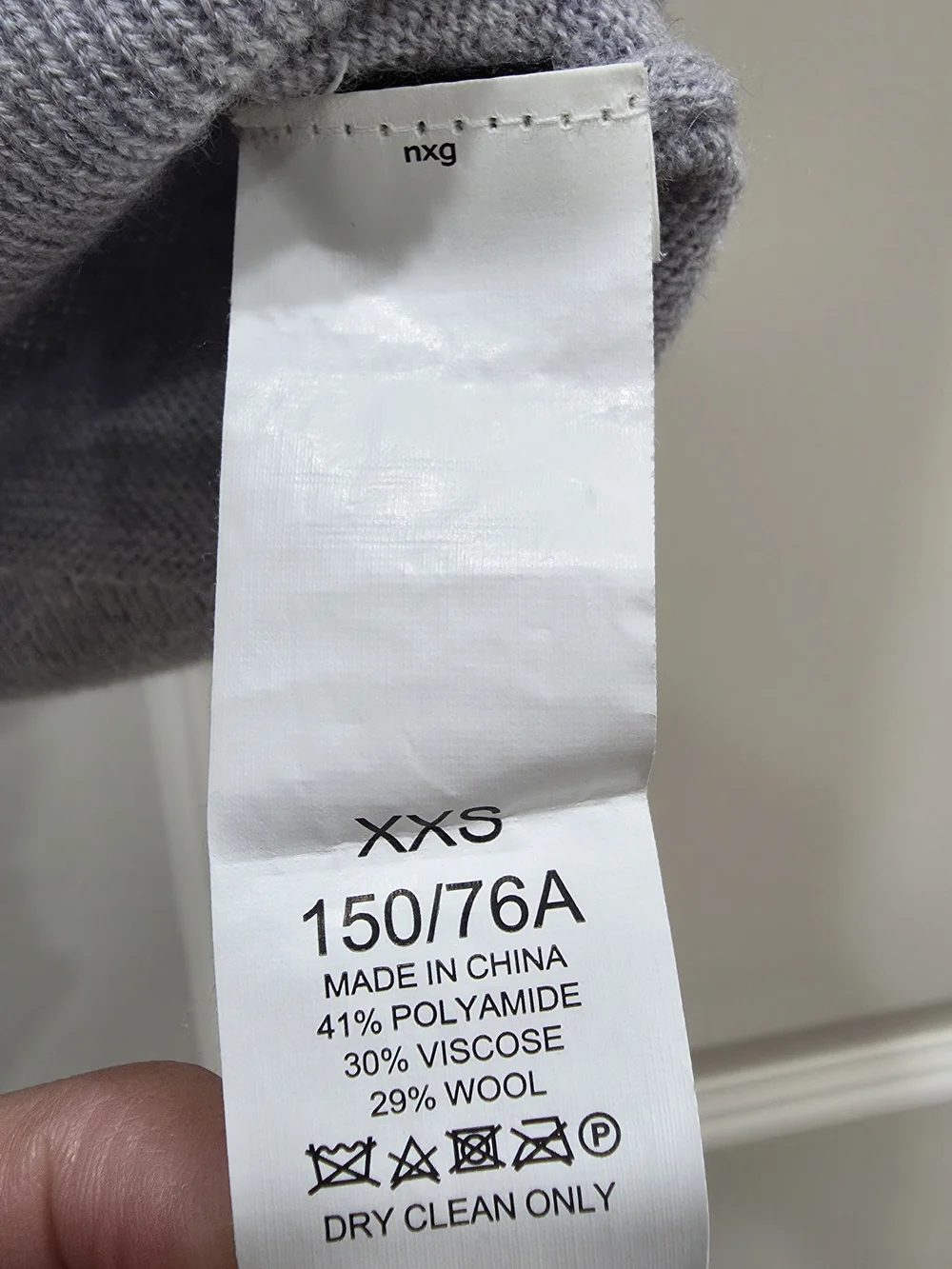 Kate Spade Gray Pearl & Crystal Top